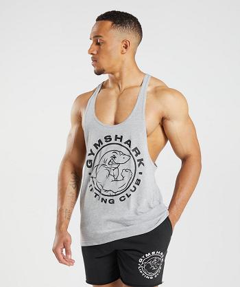 Stringers Gymshark Legacy Hombre Gris Claro | CO 3587DFM